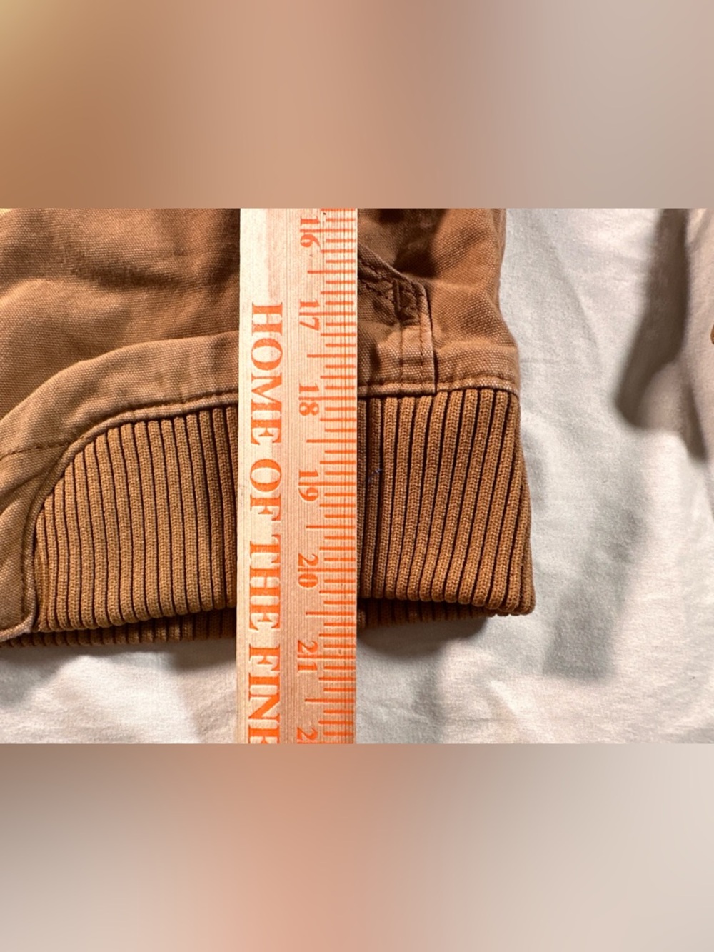 Carhartt Crawford Rugged Flex Full Zip Jacket Brown OJ2524-W Women's Small Y2K - Picture 3 of 13